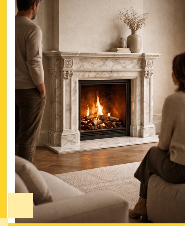 Мраморные камины под ключ в Петергофе от 261525 р. | ЭриданПтф