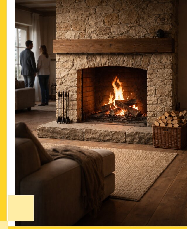 Открытые камины под ключ в Петергофе от 156915 р. ЭриданПтф