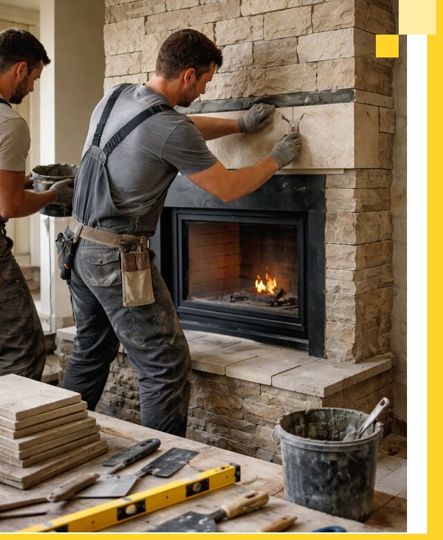 Проектирование и установка открытых каминов в Петергофе