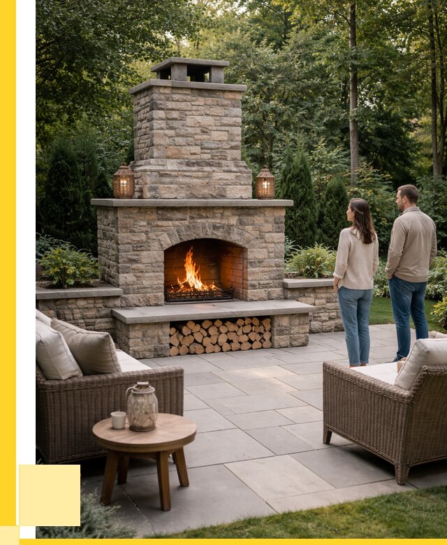 Уличные камины из кирпича в Петергофе от 156915 р. | ЭриданПтф