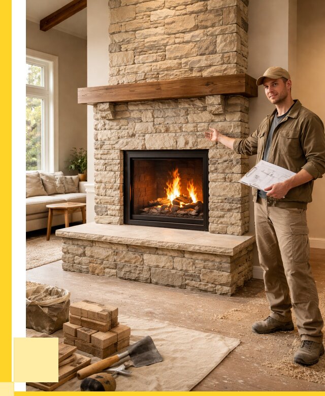 Камины под ключ в Петергофе от 188298 р. | ЭриданПтф — установка