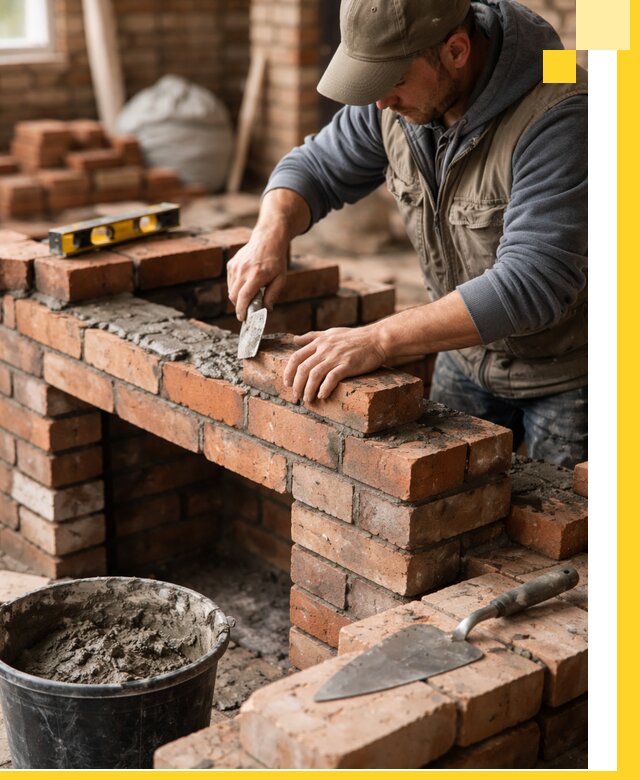 Кладка каминов под ключ в Петергофе профессиональная отделка и монтаж