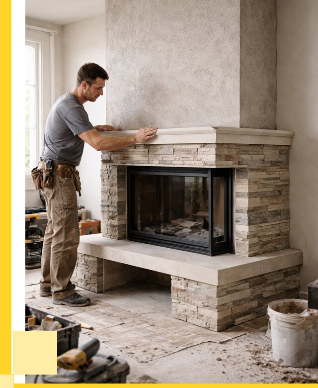 Изготовление каминов под ключ в Петергофе от 156915 р. | ЭриданПтф