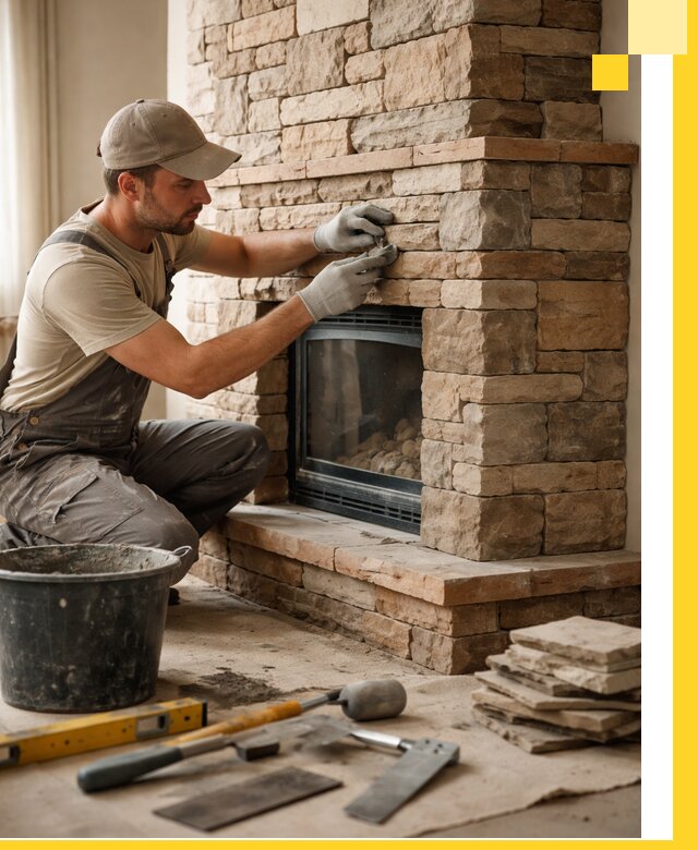 Проектирование и установка печей-каминов под ключ в Петергофе