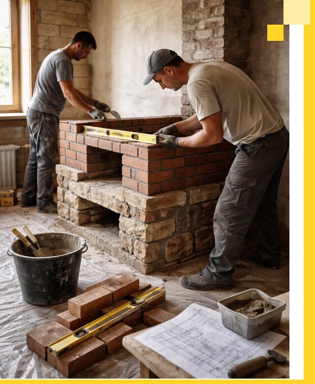 Изготовление и установка печей под ключ в Петергофе с гарантией