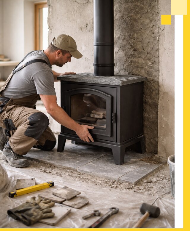 Профессиональный монтаж печей и каминов в Петергофе под ключ