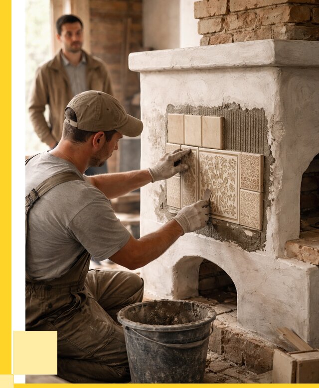 Отделка печей и банных печей в Петергофе от 36614 р. | ЭриданПтф