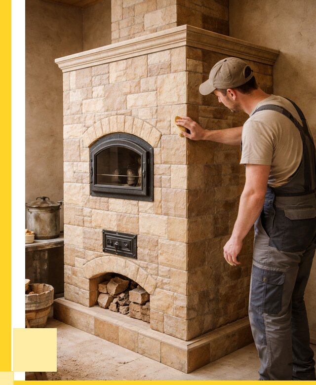 Облицовка печей в Петергофе от 4707 р. под ключ | ЭриданПтф