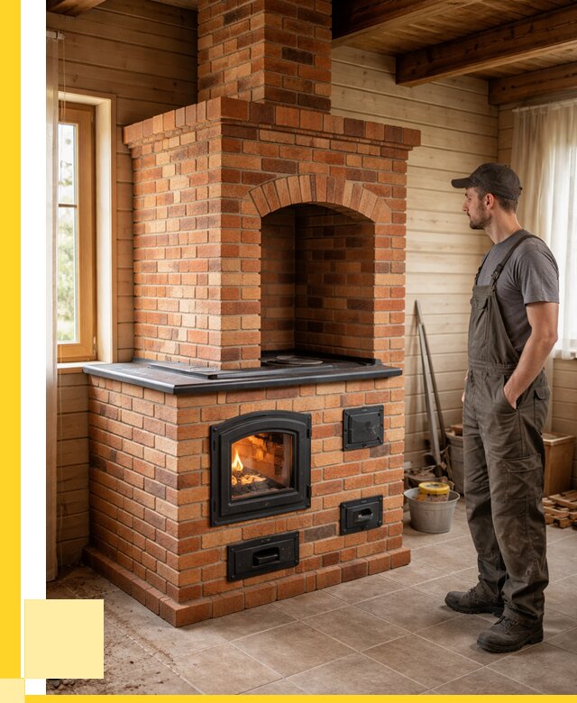 Кирпичные печи в Петергофе: купить от 156915 р. | ЭриданПтф