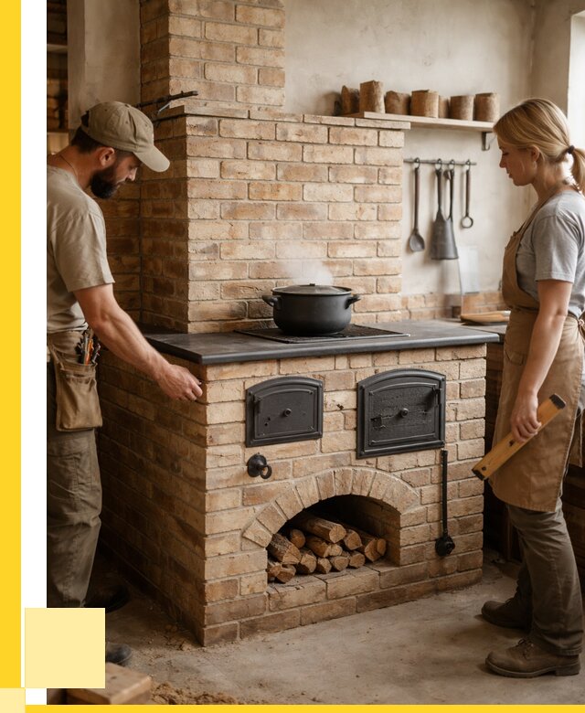 Варочно отопительные печи в Петергофе от 94149 р. | ЭриданПтф