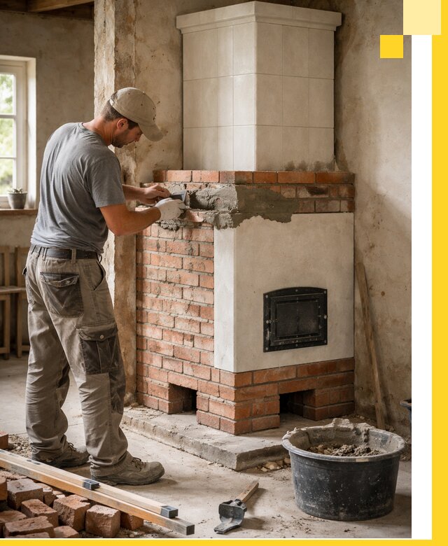 Изготовление и установка печей-голландок под ключ в Петергофе