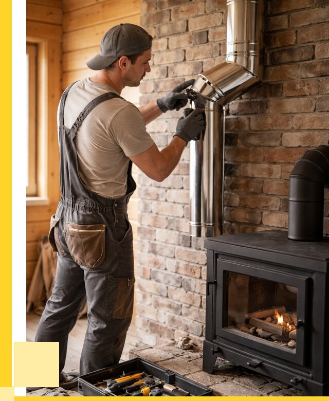 Монтаж дымоходов для печей в Петергофе от 7846 р. | ЭриданПтф