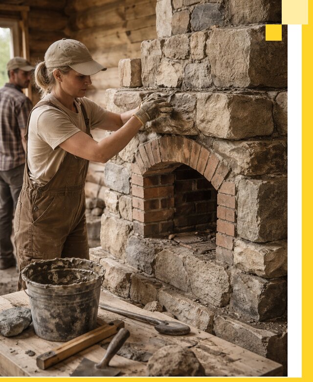 Каменные печи на заказ и монтаж в Петергофе, долговечные решения