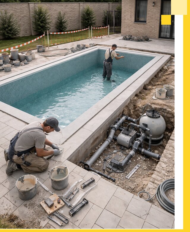 Строительство бассейнов под ключ в Петергофе: проекты и монтаж