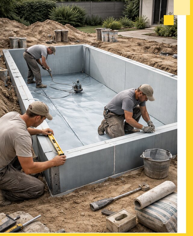 Профессиональный монтаж бассейнов под ключ в Петергофе с гарантией