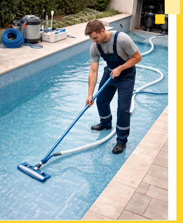 Профессиональная чистка бассейнов и фильтров в Петергофе под ключ