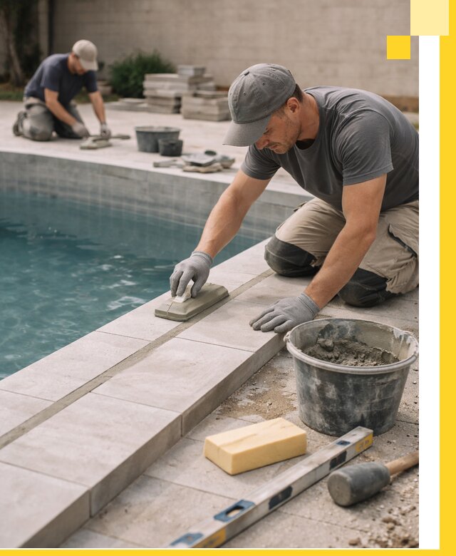 Отделка бассейнов в Петергофе: декоративная отделка и гидроизоляция