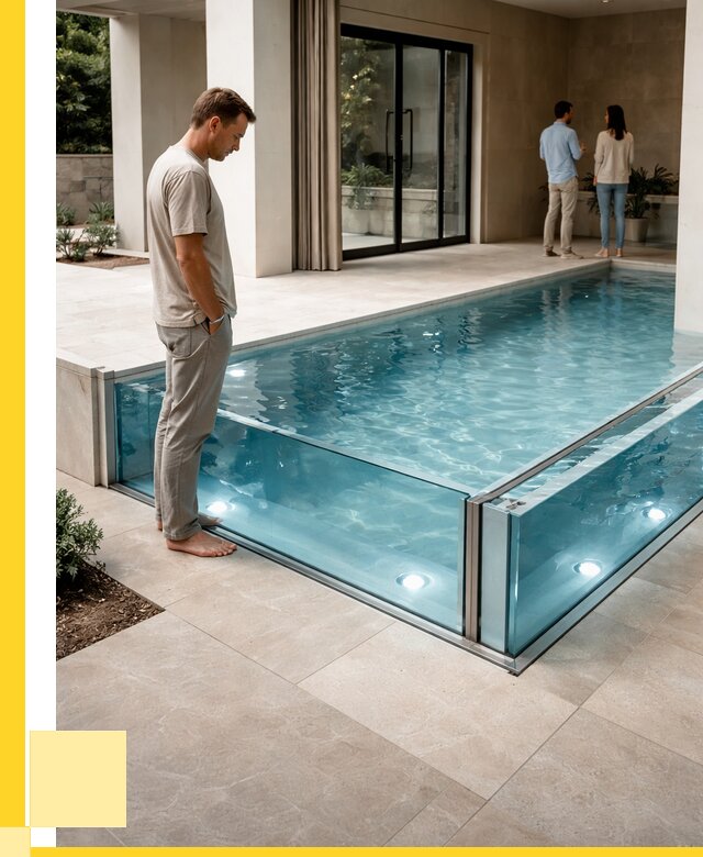 Стеклянные бассейны в Петергофе от 1255320 р. | ЭриданПтф — мозаика