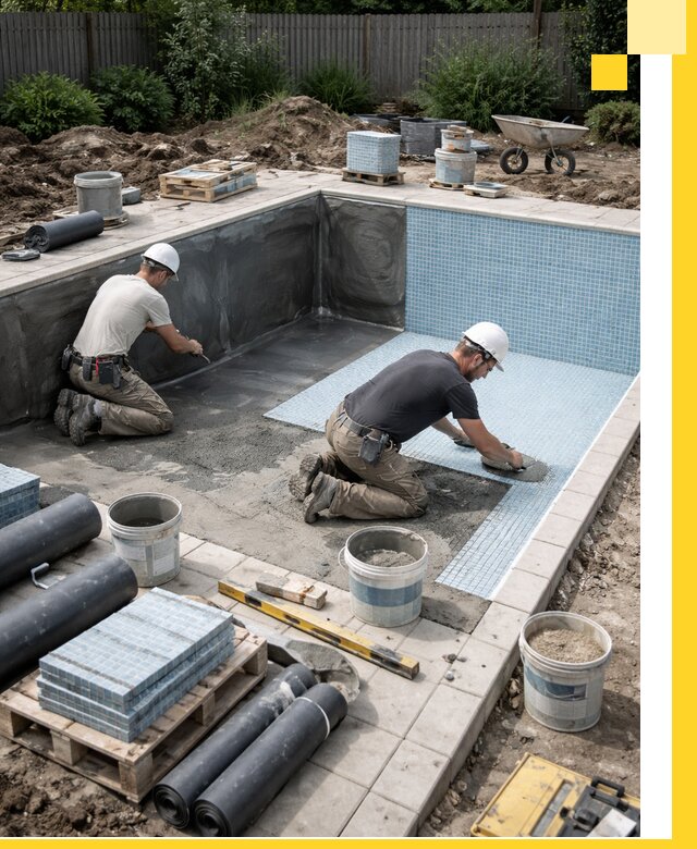 Проектирование и строительство стационарных бассейнов в Петергофе