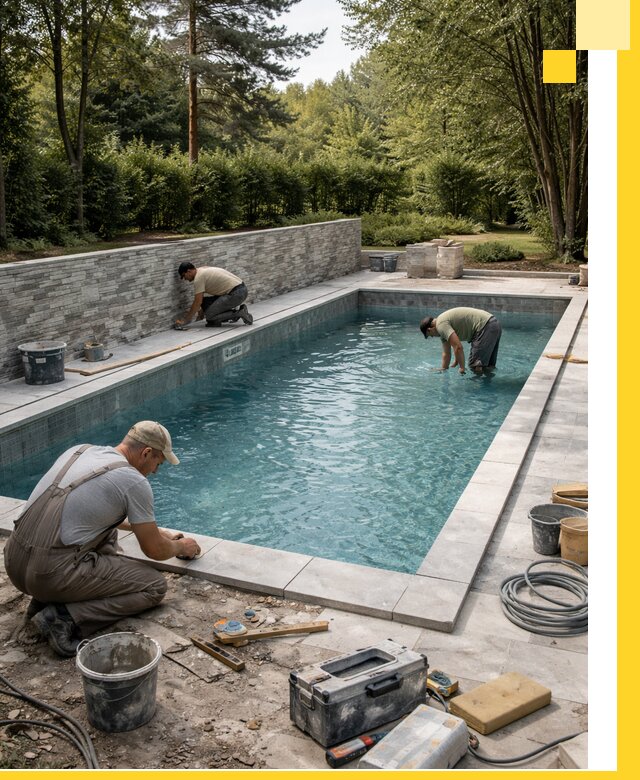 Проектирование и строительство частных бассейнов в Петергофе