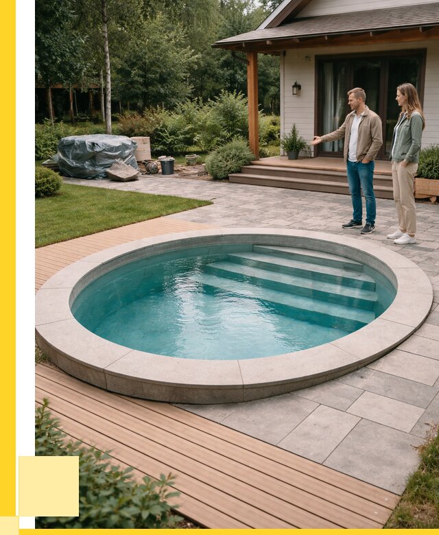 Бассейн на даче под ключ в Петергофе от 209220 р., ЭриданПтф