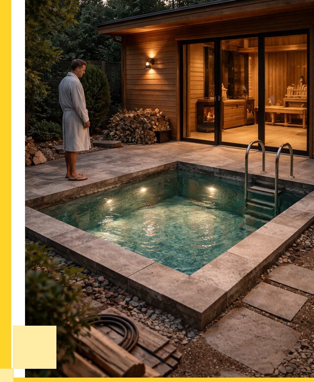 Бани с бассейном под ключ в Петергофе от 99380 р. | ЭриданПтф