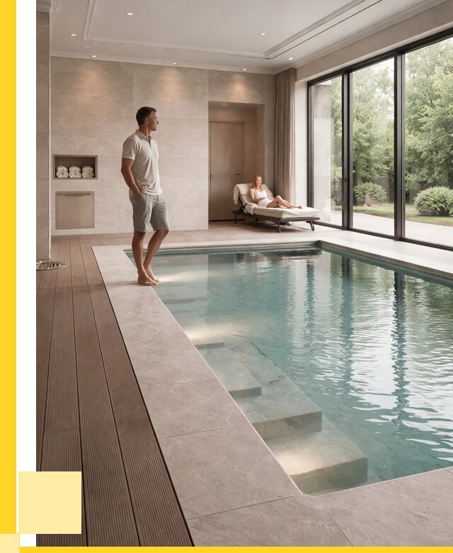 Бассейны в коттедже под ключ в Петергофе от 1255320 р. | ЭриданПтф