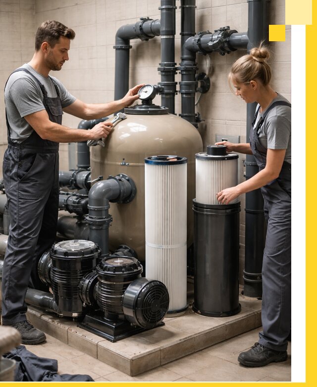 Фильтры и системы фильтрации для бассейнов в Петергофе