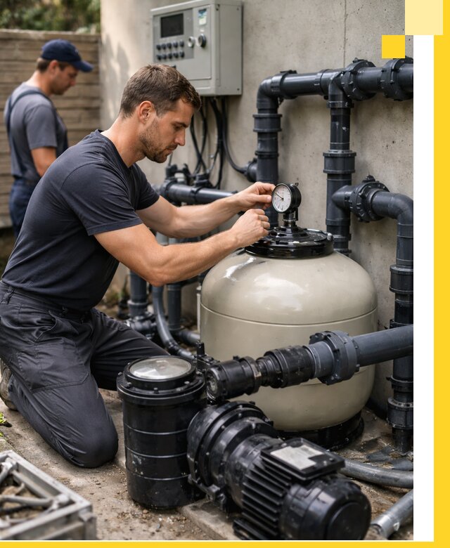 Поставка и монтаж фильтровального оборудования для бассейнов в Петергофе