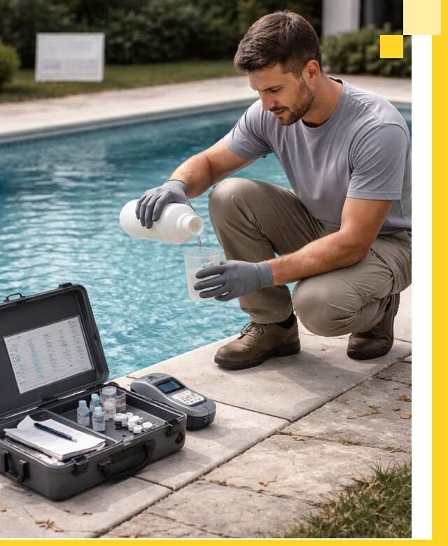 Профессиональная дезинфекция воды в бассейне в Петергофе