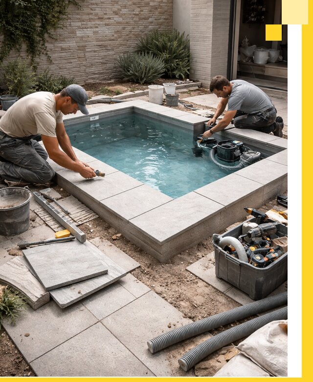 Мини бассейны под ключ в Петергофе, дизайн и установка