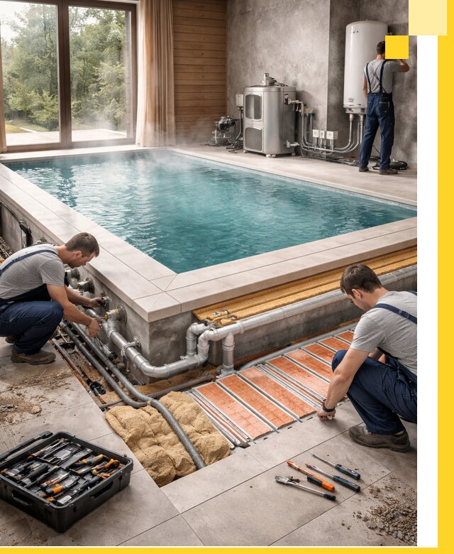 Проектирование и строительство тёплых бассейнов в Петергофе