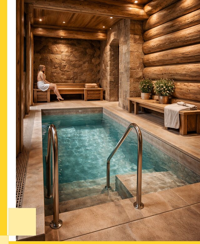 Аренда бани с бассейном в Петергофе от 1569150 р. | ЭриданПтф