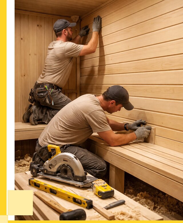 Обшивка саун вагонкой в Петергофе от 2615 р. | ЭриданПтф