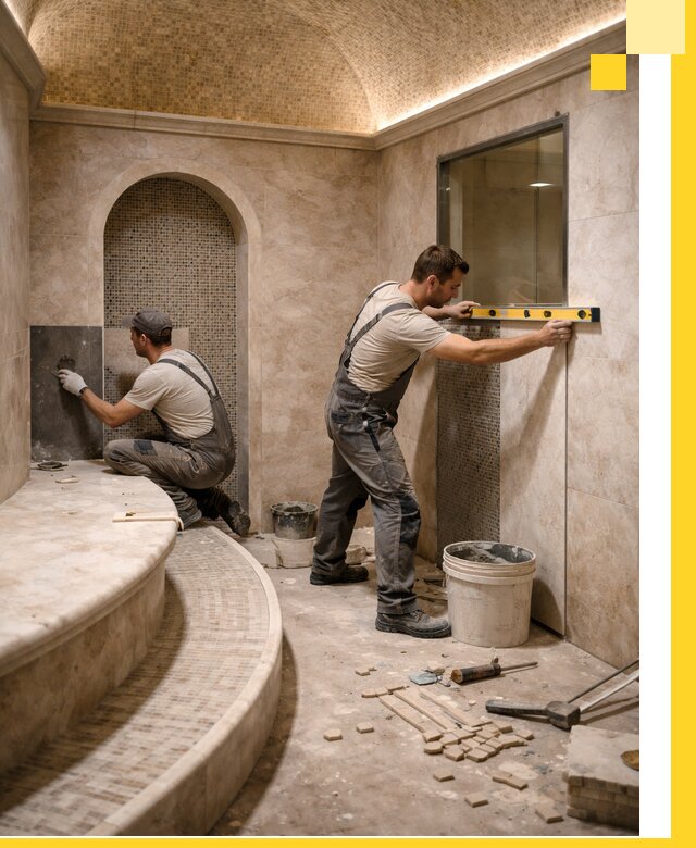 Проектирование и строительство саун с хамамом под ключ в Петергофе