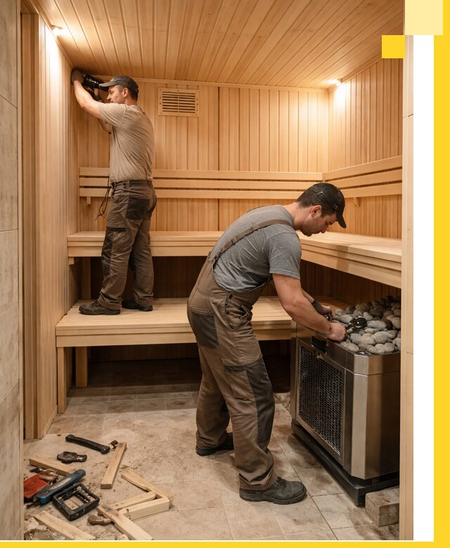 Купить сауну под ключ в Петергофе с монтажом и гарантией