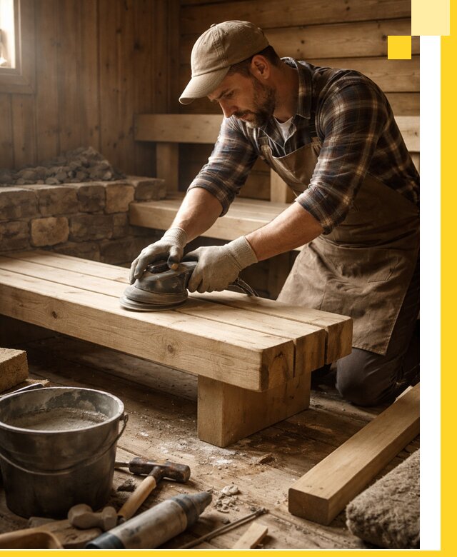 Ремонт бань под ключ в Петергофе с гарантией качества и сроков