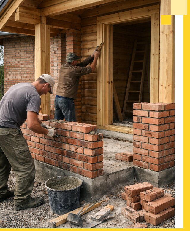 Строительство кирпичных бань под ключ в Петергофе с гарантией качества