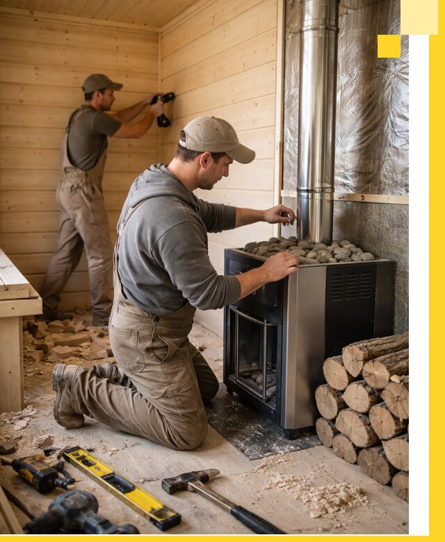 Строительство деревянных бань под ключ в Петергофе проекты и монтаж