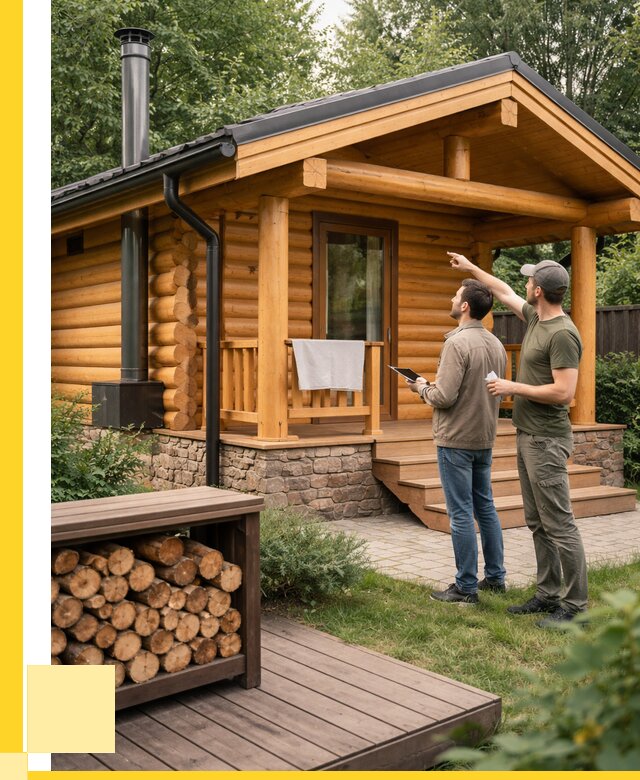 Бани для дачи под ключ в Петергофе от 261525 р. | ЭриданПтф