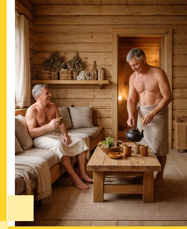 Бани с комнатой отдыха под ключ в Петергофе от 470745 р. | ЭриданПтф