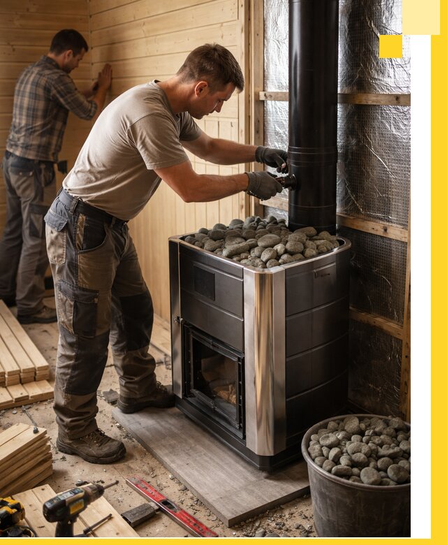 Проектирование и строительство парилок для бани в Петергофе под ключ