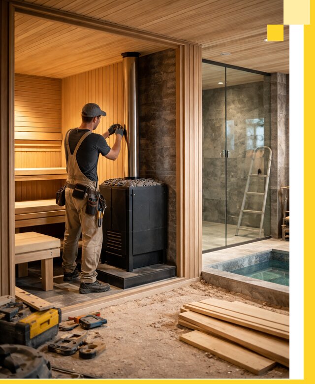 Полное строительство банных комплексов под ключ в Петергофе