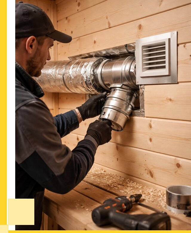 Монтаж вентиляции бани в Петергофе от 12553 р. | ЭриданПтф