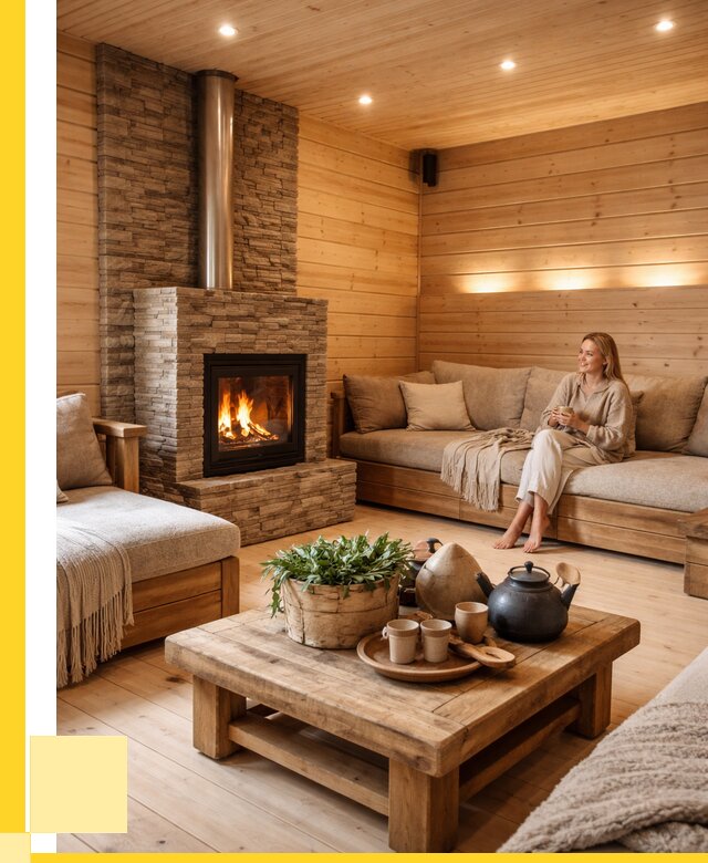 Проект бани с комнатой отдыха в Петергофе от 36614 р. | ЭриданПтф