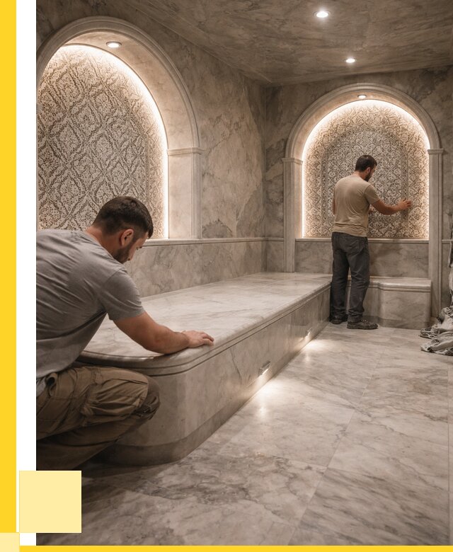 Турецкие бани под ключ в Петергофе от 261525 р. | ЭриданПтф